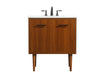 Elegant Lighting - VF48030MTK - Single Bathroom Vanity - Cyrus - Teak