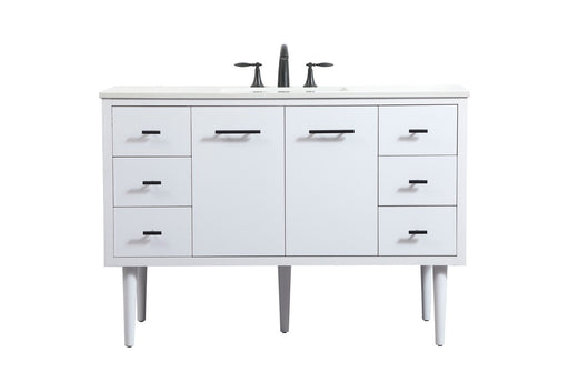 Cyrus Single Bathroom Vanity White