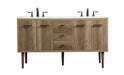 Elegant Lighting - VF48060DNT - Single Bathroom Vanity - Cyrus - Natural oak