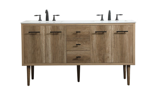 Cyrus Single Bathroom Vanity Natural oak