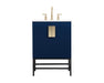 Elegant Lighting - VF48824MBL - Single Bathroom Vanity - Eugene - Blue