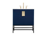 Elegant Lighting - VF48830MBL - Single Bathroom Vanity - Eugene - Blue