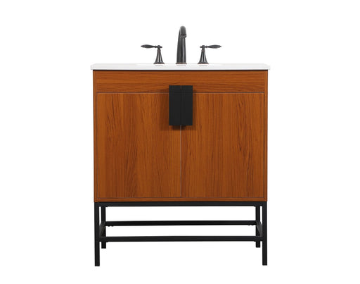 Eugene Single Bathroom Vanity Teak