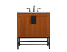 Elegant Lighting - VF48830MTK - Single Bathroom Vanity - Eugene - Teak