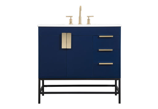Eugene Single Bathroom Vanity Blue
