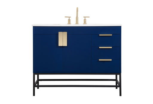 Eugene Single Bathroom Vanity Blue
