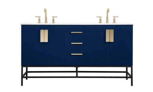 Eugene Double Bathroom Vanity Blue