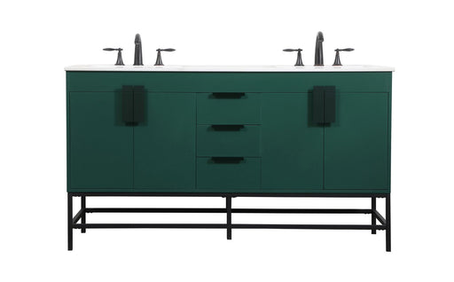 Eugene Double Bathroom Vanity Green