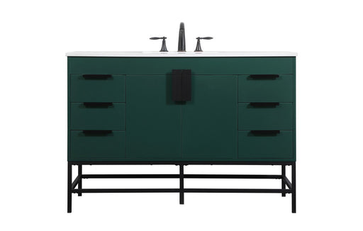 Eugene Single Bathroom Vanity Green