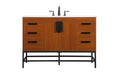 Elegant Lighting - VF488W48MTK - Single Bathroom Vanity - Eugene - Teak