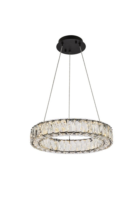 Monroe LED Pendant Black-Mini Chandeliers-Elegant Lighting-Lighting Design Store