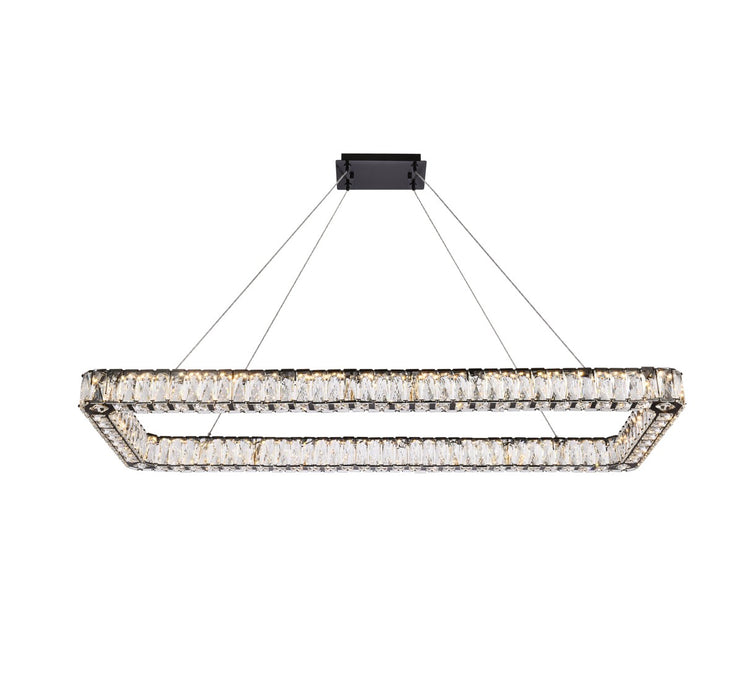 Monroe LED Pendant Black-Linear/Island-Elegant Lighting-Lighting Design Store