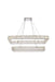 Monroe LED Pendant Chrome-Linear/Island-Elegant Lighting-Lighting Design Store