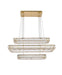 Monroe LED Pendant Gold-Linear/Island-Elegant Lighting-Lighting Design Store