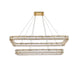 Monroe LED Pendant Gold-Linear/Island-Elegant Lighting-Lighting Design Store