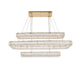 Monroe LED Pendant Gold-Linear/Island-Elegant Lighting-Lighting Design Store