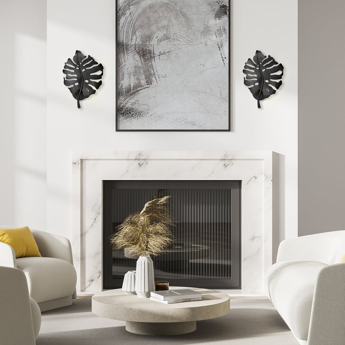 Golden - 1103-1W NB - One Light Wall Sconce - Aruba - Natural Black