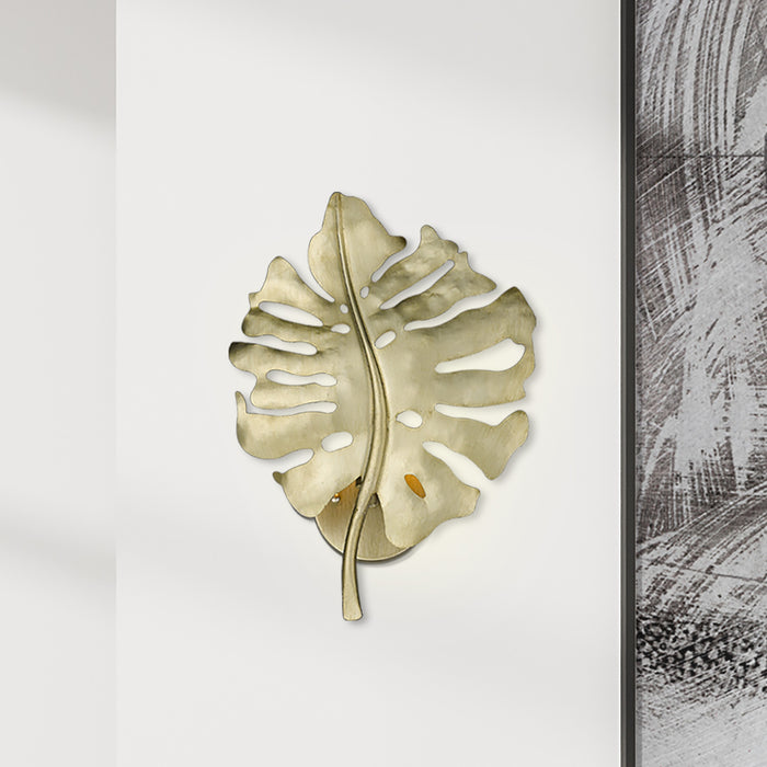 Golden - 1103-1W WG - One Light Wall Sconce - Aruba - White Gold