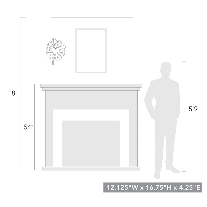 Golden - 1103-1W WG - One Light Wall Sconce - Aruba - White Gold