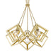 Golden - 2086-5P OG - Five Light Chandelier - Cassio - Olympic Gold