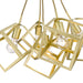 Golden - 2086-5P OG - Five Light Chandelier - Cassio - Olympic Gold