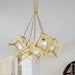 Golden - 2086-5P OG - Five Light Chandelier - Cassio - Olympic Gold