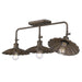 Golden - 3124-BA3 DR - Three Light Vanity Light - Clemence - Dark Rust