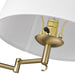 Golden - 3692-A1W BCB-MWS - One Light Swing Arm - Eleanor - Brushed Champagne Brass