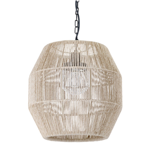 Palecek - 2050-79 - One Light Outdoor Pendant - Tanner - Black