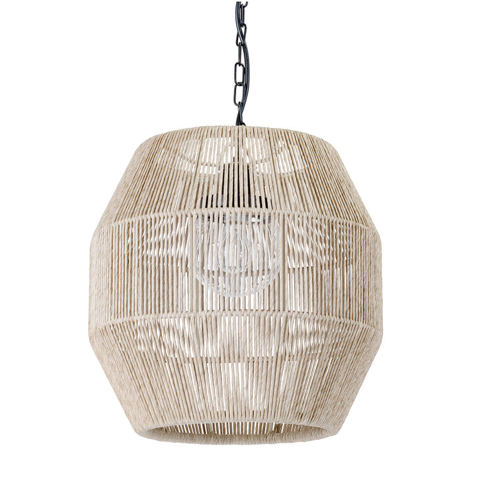 Palecek - 2050-79 - One Light Outdoor Pendant - Tanner - Black