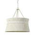 Palecek - 2130-79 - Three Light Chandelier - Cassidy - Off-White