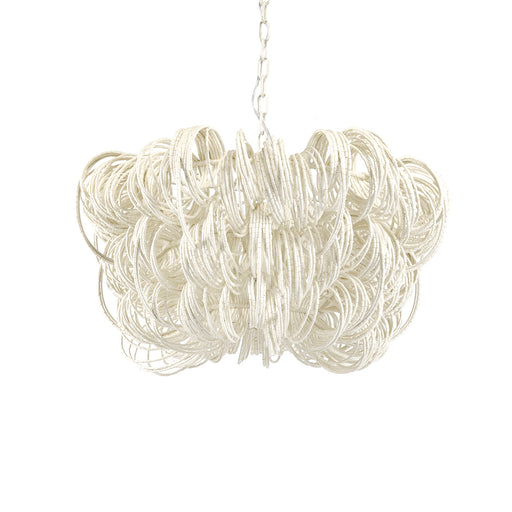 Monroe Three Light Chandelier Off-White