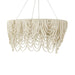 Palecek - 2909-79 - Four Light Chandelier - Selita - Off-White