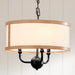 Kichler - 52465AVI - Three Light Chandelier/Semi Flush - Heddle - Anvil Iron