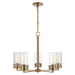 Nuvo Lighting - 60-7535 - Five Light Chandelier - Intersection - Burnished Brass