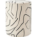 Renwil - CHA087 - Stool - Rachelle - Cream Base/ Black Lines