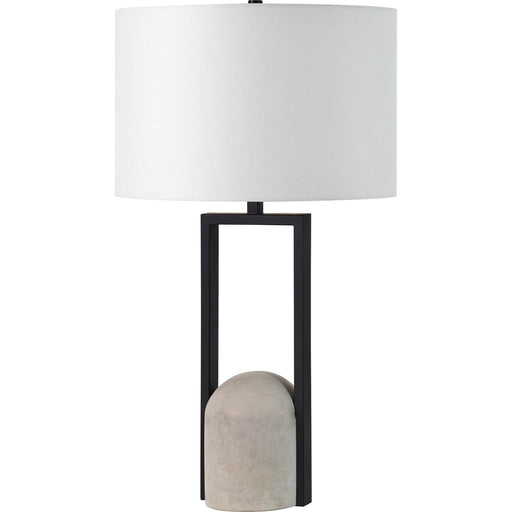 Florah One Light Table Lamp Matte Black