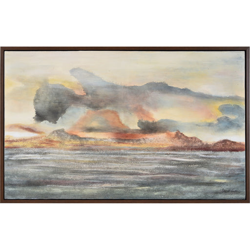 Ascella Canvas Art Dark Brown