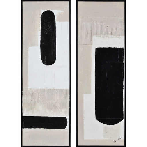 Dragoni Canvas Art Black