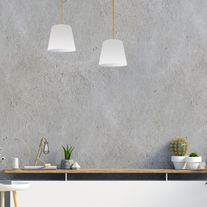 Dainolite Ltd - ODR-XS-790 - One Light Pendant - Oversized Drum - White