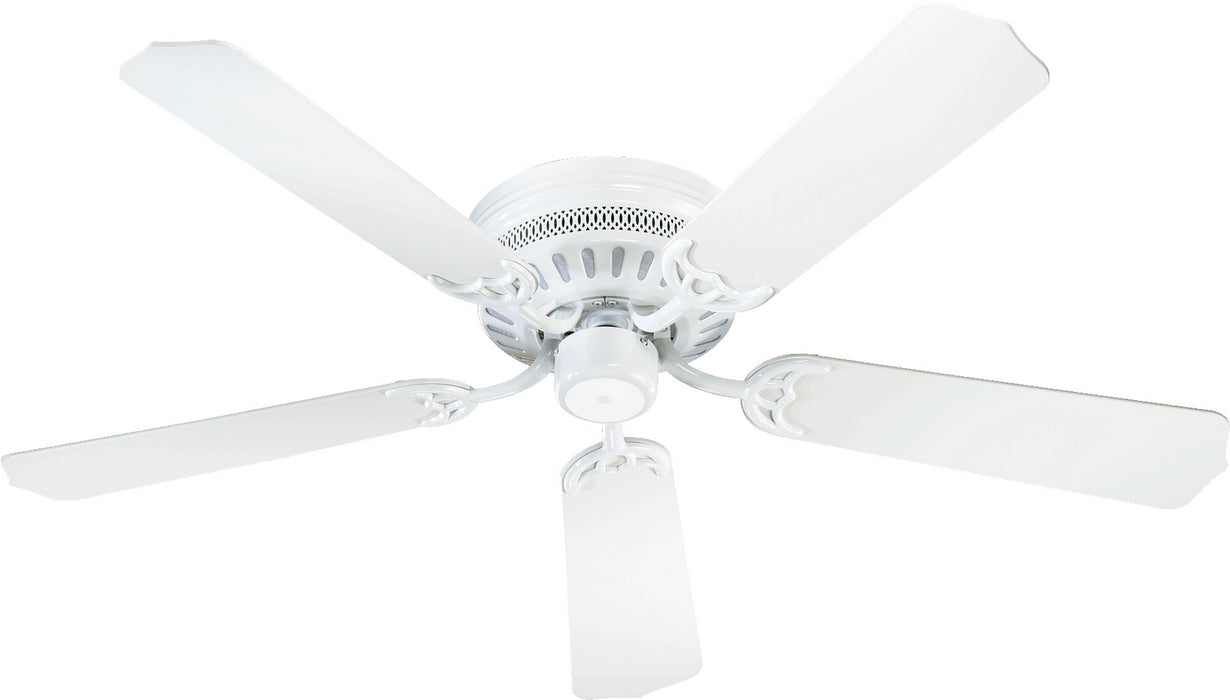 Quorum - 11425-6 - 42 Inch Ceiling Fan - Custom Hugger - White