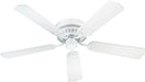 Quorum - 11425-6 - 42 Inch Ceiling Fan - Custom Hugger - White