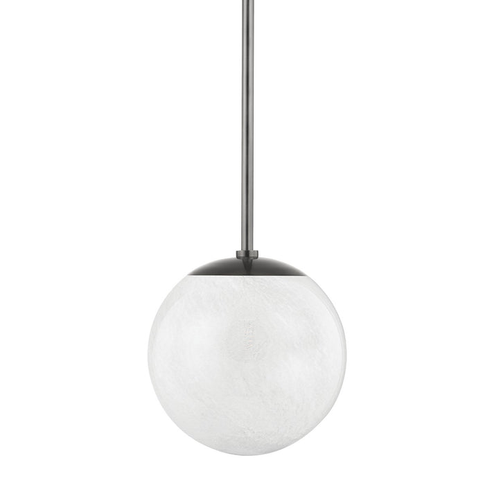 Hudson Valley - 1313-BLNK - One Light Pendant - Burlington - Black Nickel