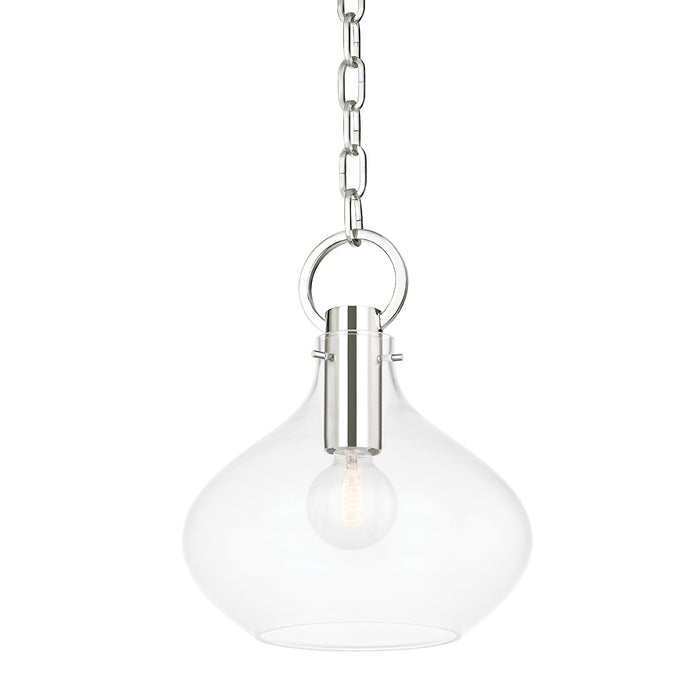 Hudson Valley - BKO252-PN - One Light Small Pendant - Lina - Polished Nickel