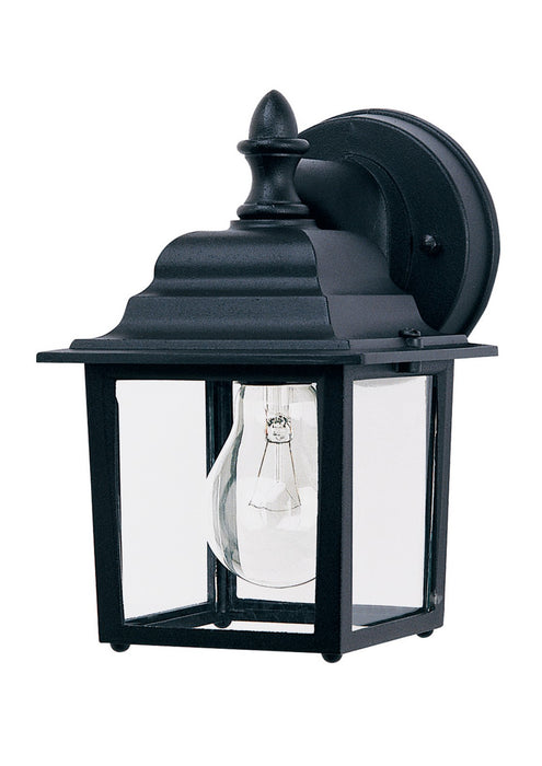 Maxim - 1025BK - One Light Outdoor Wall Lantern - Builder Cast - Black