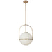 Dainolite Ltd - PAO-121P-AGB - One Light Pendant - Paola - Aged Brass