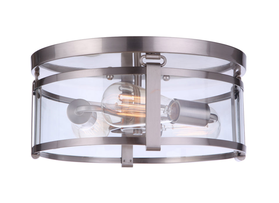 Craftmade - 55383-BNK - Three Light Flushmount - Elliot - Brushed Polished Nickel