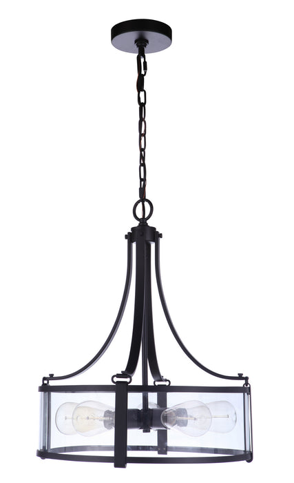 Craftmade - 55395-FB - Five Light Pendant - Elliot - Flat Black