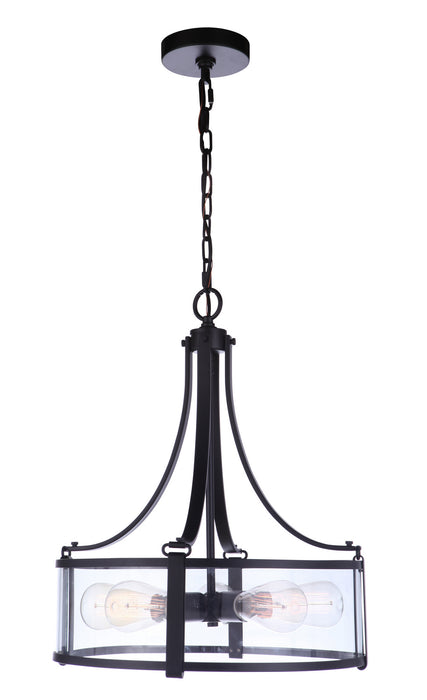 Craftmade - 55395-FB - Five Light Pendant - Elliot - Flat Black