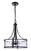 Craftmade - 55395-FB - Five Light Pendant - Elliot - Flat Black